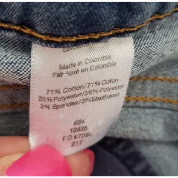 Coldwater Creek Woman's Size 12 Tall Natural Fit Tapered Skinny Jean Medium Wash - Picture 5 of 6